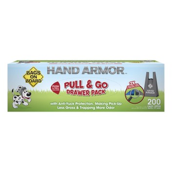 Bags On Board Hand Armour Poop Bags 2X Extra Thick Drawer Pack