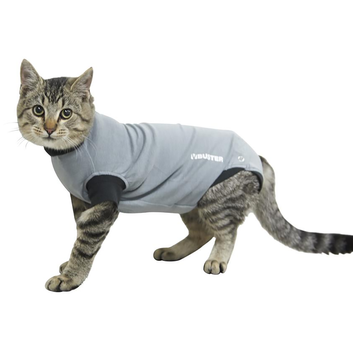 Buster Body Suit For Cats Black/Grey