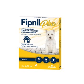 Chanelle Fipnil Plus Spot-On For Small Dogs 2-10Kg