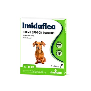 Chanelle Imidaflea 100Gm Spot-On For Medium Dogs 4-10Kg