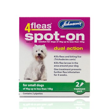 Johnson's Veterinary 4Fleas Spot-On For Small Dogs