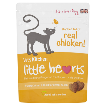 Vet'S Kitchen Little Hearts Cat Treats Chicken