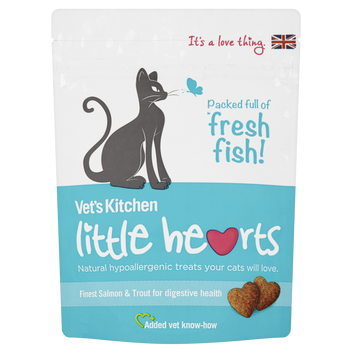 Vet'S Kitchen Little Hearts Cat Treats Salmon