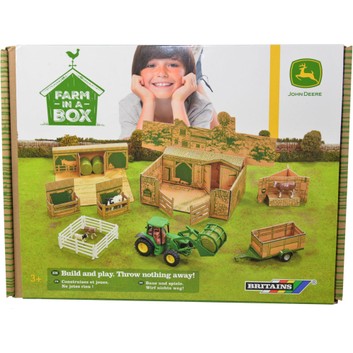 Britains Farm In A Box John Deere Playset