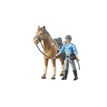 Bruder bworld Horse Mounted Police Officer 1:16