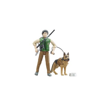 Bruder BWorld Forest Ranger with Dog and Equipment 1:16