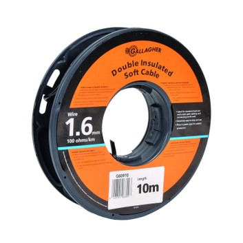 10m Gallagher Double Insulated Soft Lead Out Cable - 1.6mm