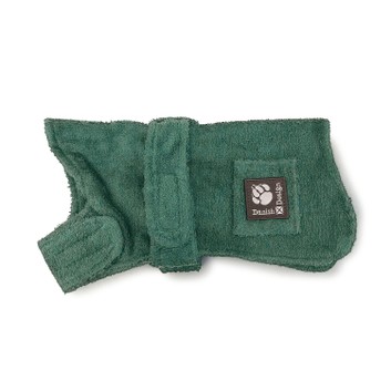 Danish Design Dog Robe Towel Green
