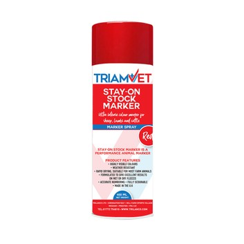 Triamvet Stay-On Stock Marker Spray 400Ml