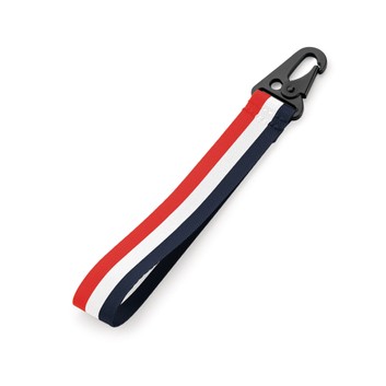 Bagbase Brandable Key Clip RED/WHITE/NAVY