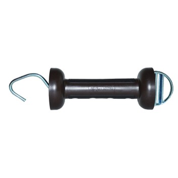 Gallagher Brown Soft Touch Electric Fence Gate Handle with Tape Buckle