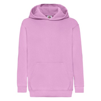 Fruit Of The Loom Kid's Classic Hooded Sweat Light Pink