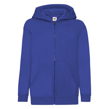Fruit Of The Loom Kid's Classic Hooded Sweat Jacket Royal