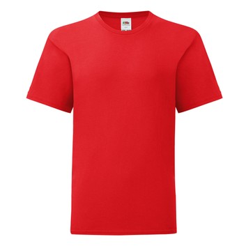 Fruit Of The Loom Kid's Iconic 150 Tee Red