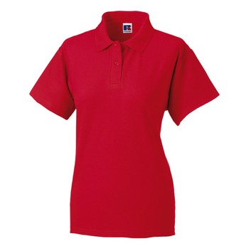 Russell Ladies' Classic Polycotton Polo Classic Red