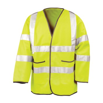 Result Safeguard Lightweight Motorway Safety Jacket Hi-Vis Yellow