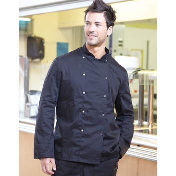 Dennys Long Sleeve Chef's Jacket Black