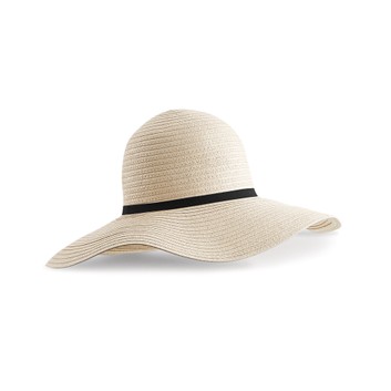 Beechfield  Marbella Wide-Brimmed Sun Hat Natural
