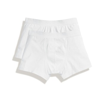 Fruit Of The Loom Underwear Men's Classic Shorty (2 Pack) White