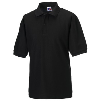 Russell Men's Classic Polycotton Polo Black
