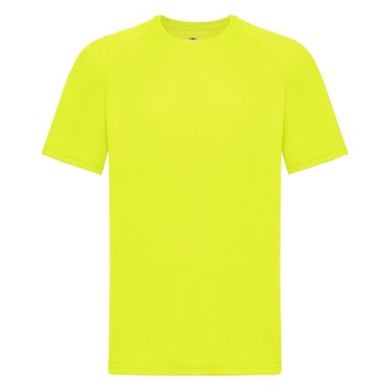 Fruit Of The Loom Men's Performance T-Shirt Bright Yellow