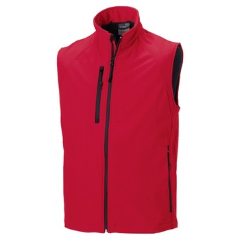 Russell Men's Softshell Gilet Classic Red