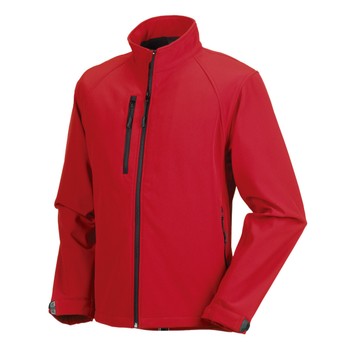 Russell Men's Softshell Jacket Classic Red