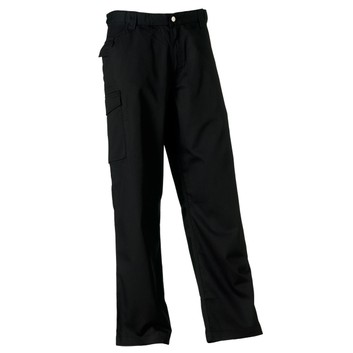 Russell Polycotton Twill Trousers (Tall) Black