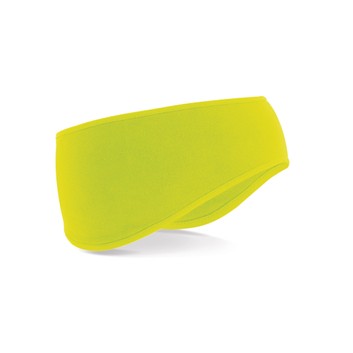Beechfield  Softshell Sports Tech Headband Fluoresent Yellow