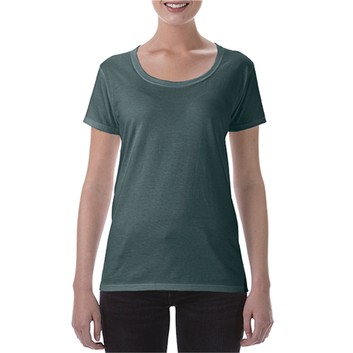 Gildan Softstyle® Ladies' Deep Scoop T-Shirt Dark Heather