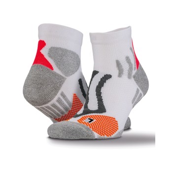 Spiro Technical Compression Sports Socks White