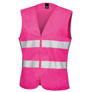 Result Safeguard Women's Safety Vest Floro Pink