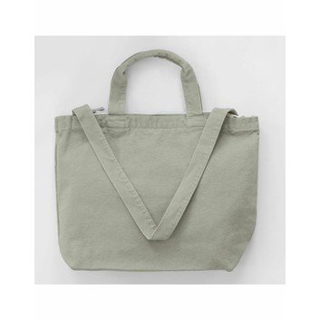 Bags By Jassz Zipped Canvas Shopper Neutral Grey