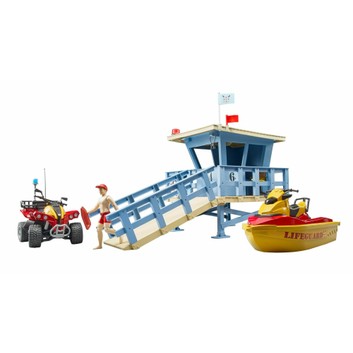 Bruder Lifeguard Station with Accessories 1:16