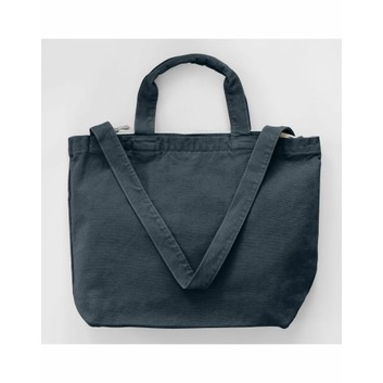 Bags By Jassz Zipped Canvas Shopper Denim