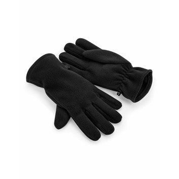 Beechfield  Recycled Fleece Gloves Black