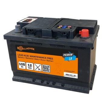 Gallagher Battery 12V/105Ah Premium LA - 353x175x190
