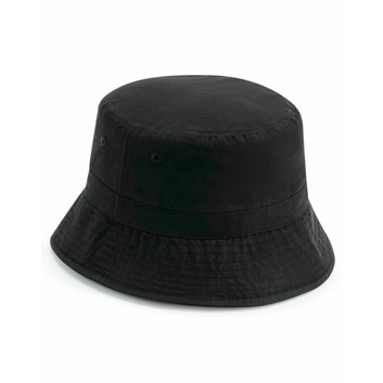 Beechfield  Recycled Polyester Bucket Hat Black