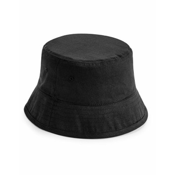 Beechfield  Organic Cotton Bucket Hat Black