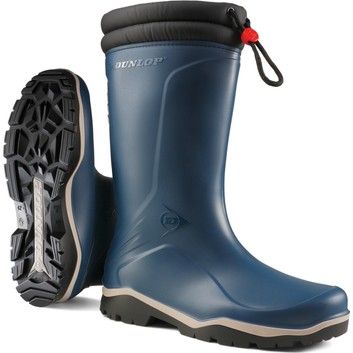 Dunlop Blizzard Winter Safety Wellington Boot Blue