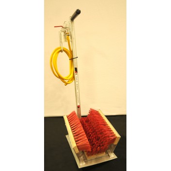 Boot Cleaner and Hose (Wooden Brush)