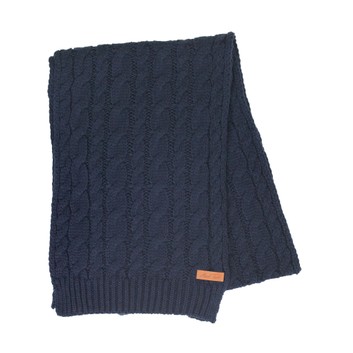 Mark Todd Knitted Scarf Navy