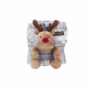 Scruffs Santa Paws Blanket And Toy Set