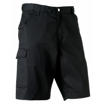 Russell Polycotton Twill Shorts Black