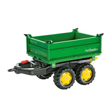 Rolly John Deere 3 Way Tipper Trailer For Ride Ons