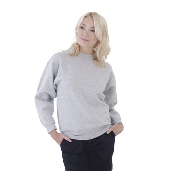 Ultimate Clothing Collection 50/50 Heavyweight Set-In Sweatshirt - Heather Grey
