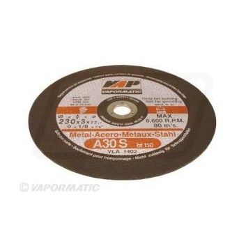 10 x 230mm Flat Metal Cutting Discs