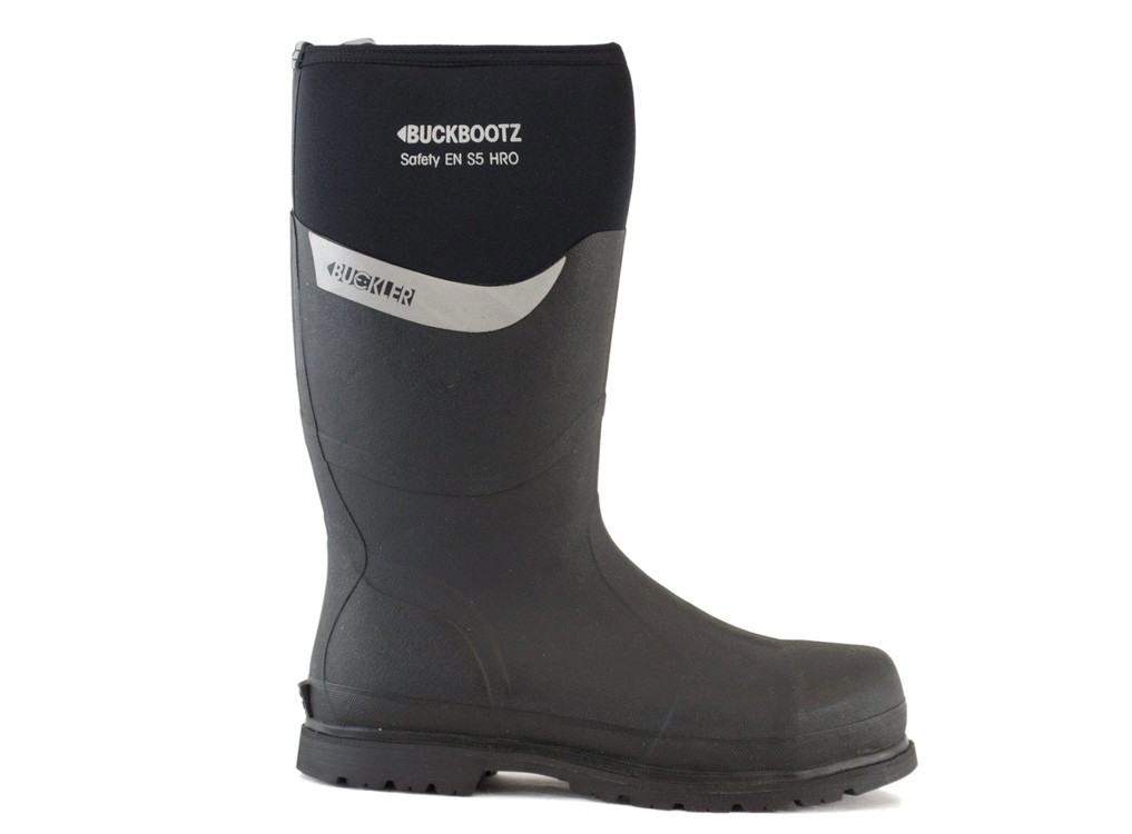 Buckler BBZ5020 Non-Safety Waterproof Wellingtons Green & 1 Pair of Socks 