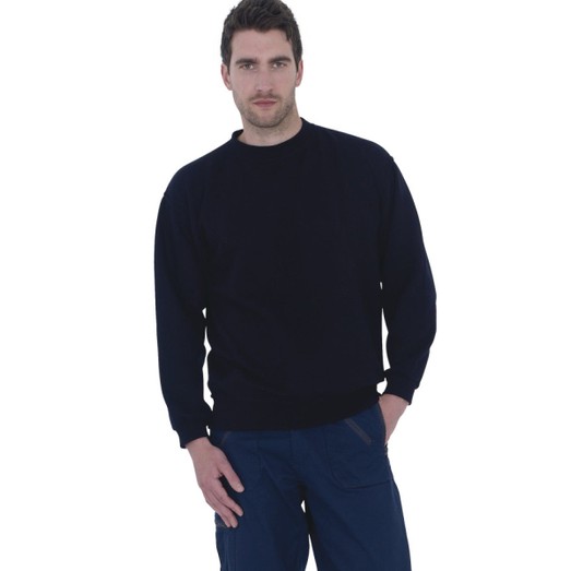 Ultimate Clothing Collection 50/50 Set-In Sweatshirt - Navy Blue