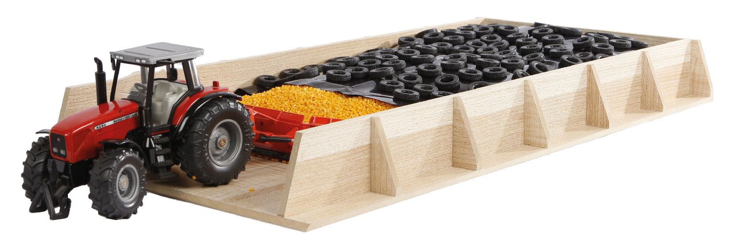4 Bottes De Foin Rondes Kids Globe - Échelle 1:32 - Pour Jouets Agricoles